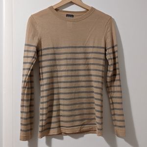 Patagonia washable merino wool striped sweater